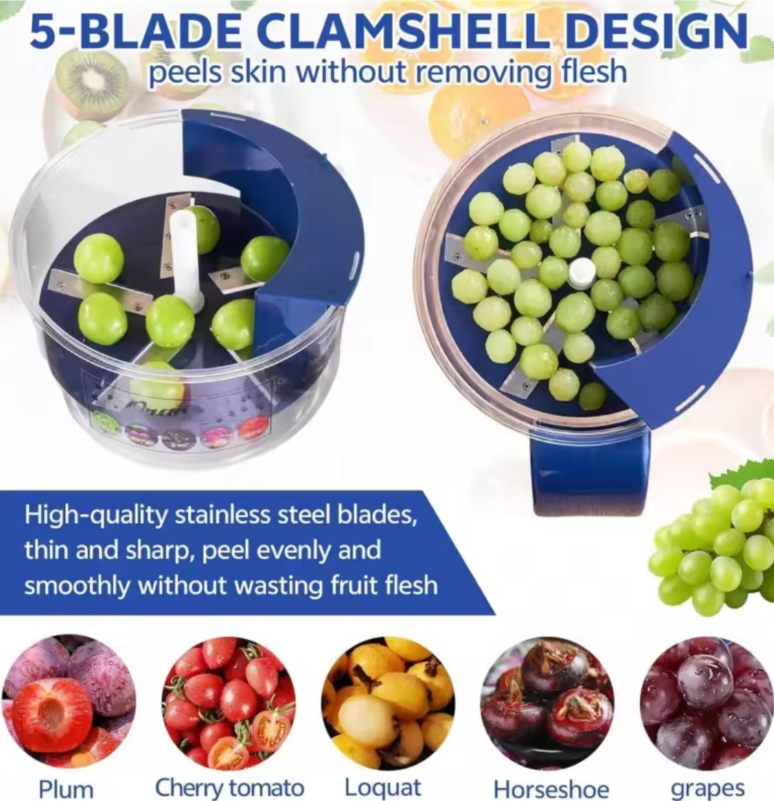 Rechargeable Electric Peeler for Fruits and Vegetables - Problems Solved
