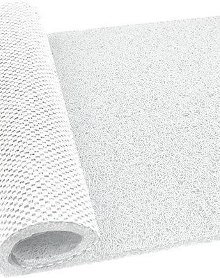 Problems Solved non-slip bath mat for inside shower, 60x90cm loofah textured surface, ideal for safe shower flooring