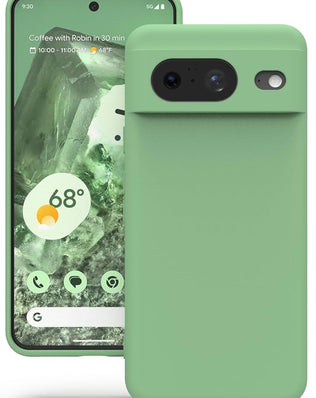 YATWIN Case for Google Pixel 8, Silicone Mobile Phone Case with Lining