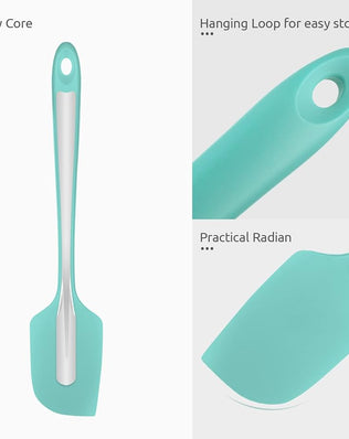 Heat Resistant Large Silicone Spatula 315°C Heat Proof Non-Stick Flexible Seamless Scraper