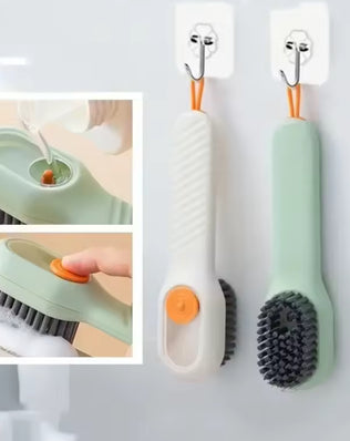 Soap Dispensing Cleaning Brush Soft Bristles 4PCS - Problems Solved