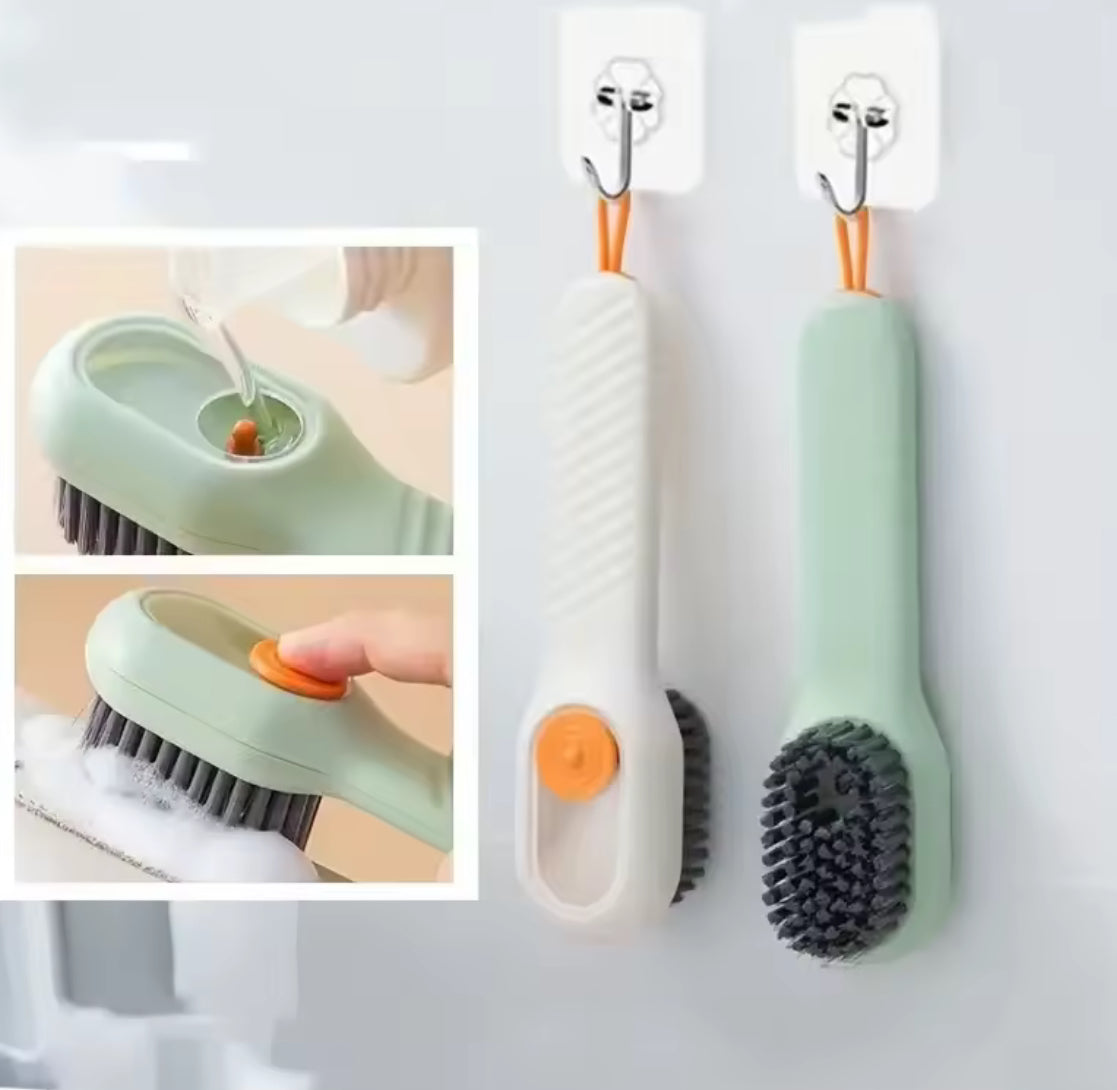 Soap Dispensing Cleaning Brush Soft Bristles 4PCS - Problems Solved