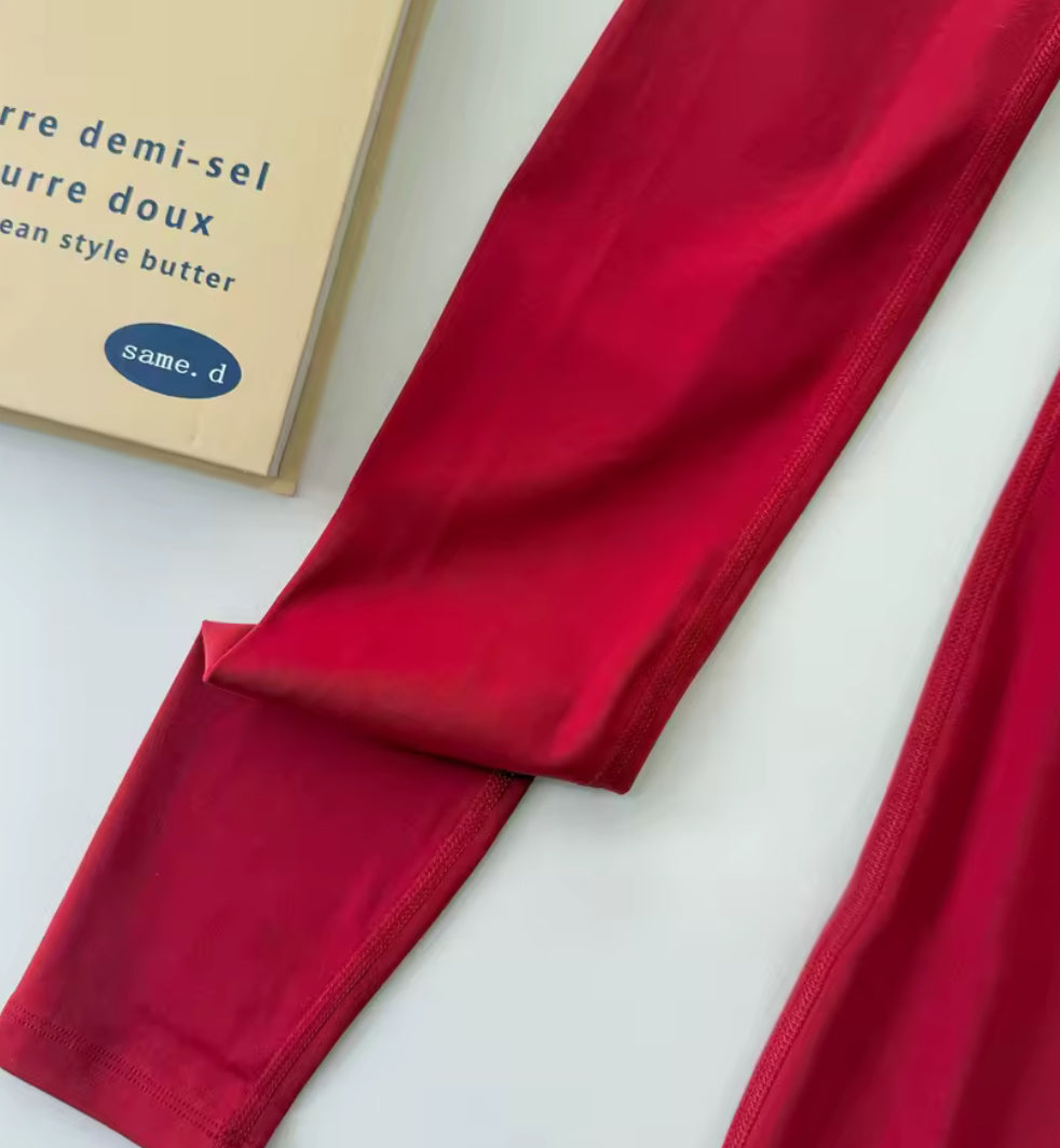 Women’s solid color high waist elastic fitness pants by Problems Solved, featuring a tight fit and sleek, sexy line design.