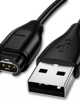 Problems Solved Garmin charger compatible with Garmin devices, featuring a compact design and secure connection port.