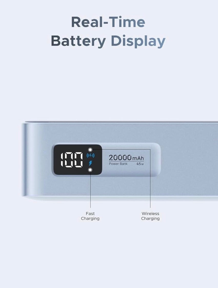 Problems Solved MagFlow MagSafe Power Bank with Qi2 25W wireless fast charging and 20000mAh capacity, shown in the image.