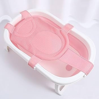 Problems Solved baby bath net and mesh bath pad, adjustable baby bath insert and mat for safe, comfortable bathing.
