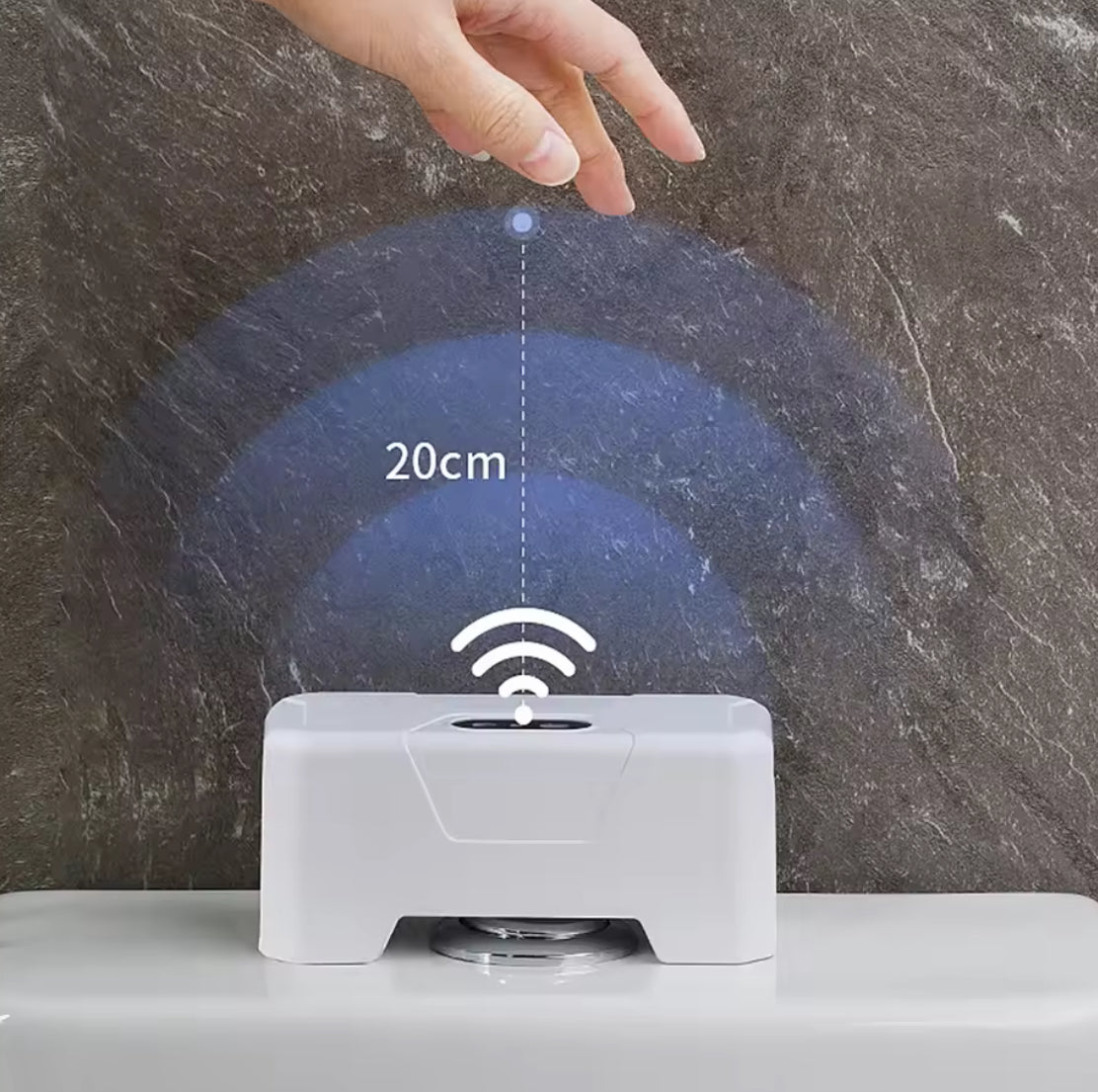 Automatic Toilet Flush Button with Wireless Sensor Control - Problems Solved