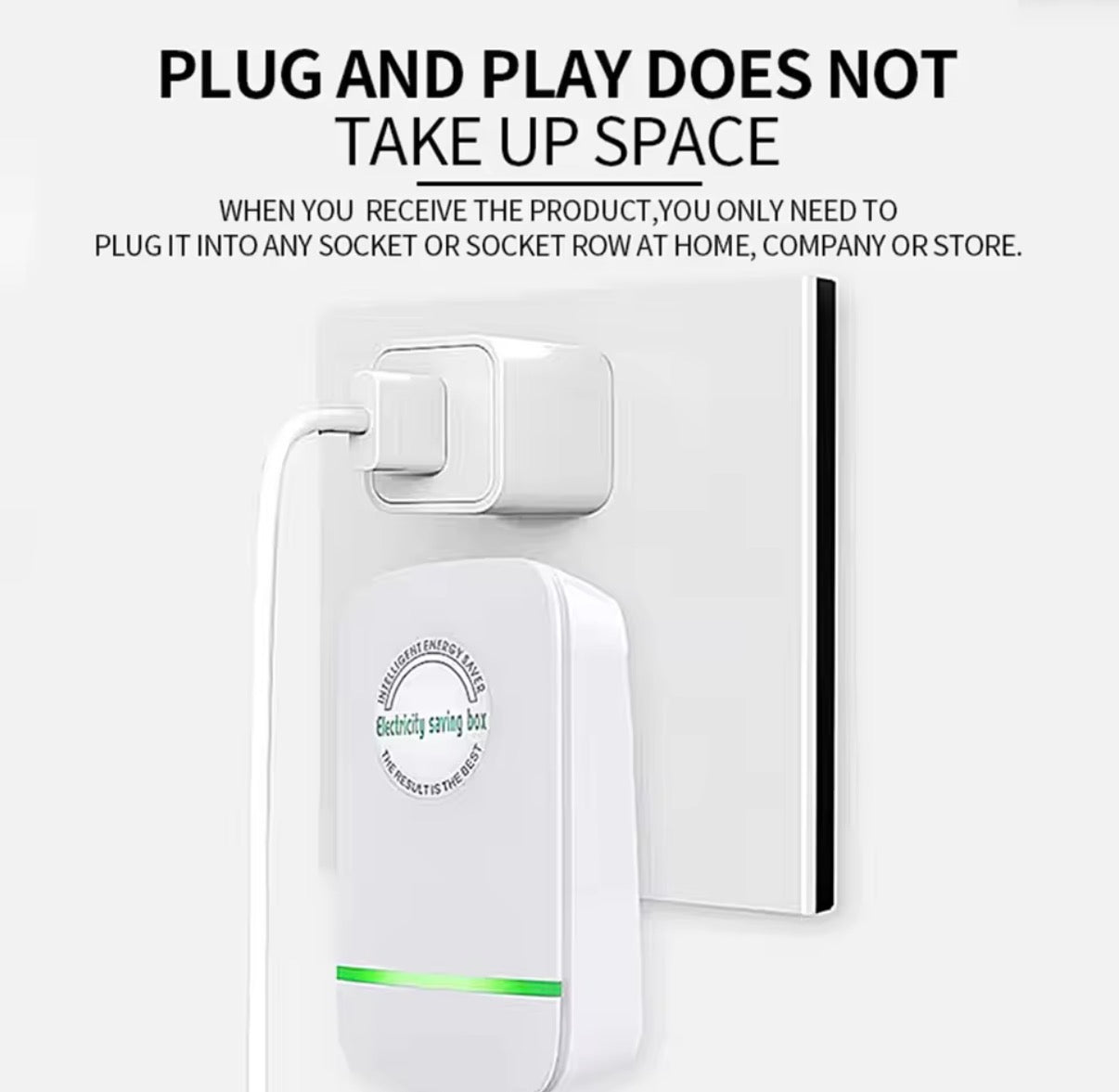 Pro Electricity Saving Box 90V-250V EU Plug Home Office Power Saver