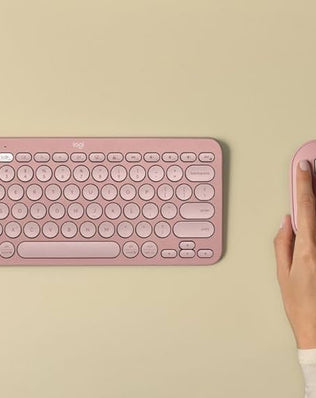Logitech Pebble 2 M350s wireless Bluetooth mouse from Problems Solved, slim and lightweight with a compact design for portability.