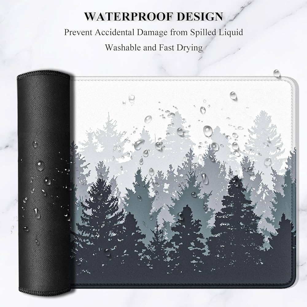 Problems Solved large gaming mouse pad, full desk XXL waterproof extended mat with smooth surface for gaming and desk protection