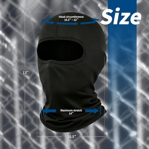 Balaclava for Men Women UV Protection Fit Motorcycle Snowboard Balaclava