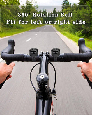 Bike Bell Bicycle Bell with Loud Crisp Clear Sound, Road and Mountain Bike Handlebar Bell