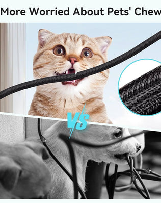 Problems Solved 13mm cable tidy sleeve for PC and TV, 3m black cable management tube with smooth surface and flexible design.