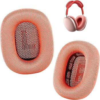 Problems Solved upgraded mesh ear cushions for AirPods Max headphones, soft replacement earpads with breathable fabric.