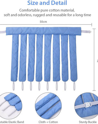 No Heat Hair Curlers for Long Hair, Soft Sleeping Overnight Silk Ribbon Hair Rollers Lazy