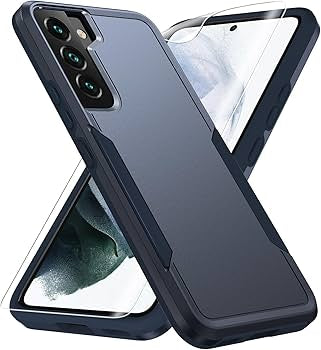 Samsung Galaxy S22 heavy-duty case by Problems Solved, military-grade drop tested, rugged protective phone cover with reinforced edges.