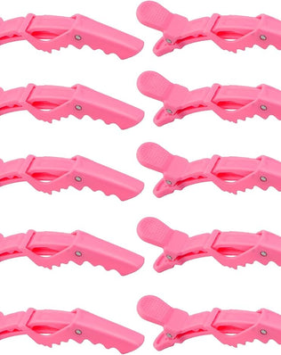10x Crocodile Hair Clips Barrette, Professional Styling Hair Clips, Sectioning Clamp