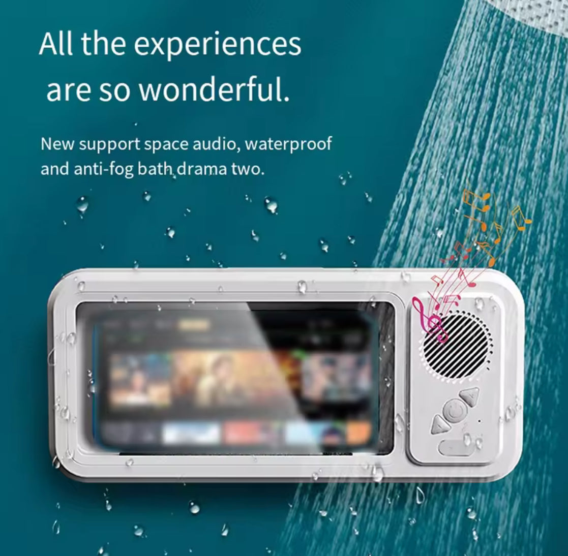 Shower Phone Holder with Bluetooth Speaker - Problems Solved