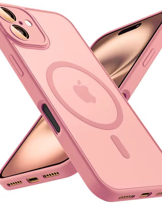 Problems Solved magnetic phone case compatible with MagSafe, military-grade shockproof design for iPhone protection.