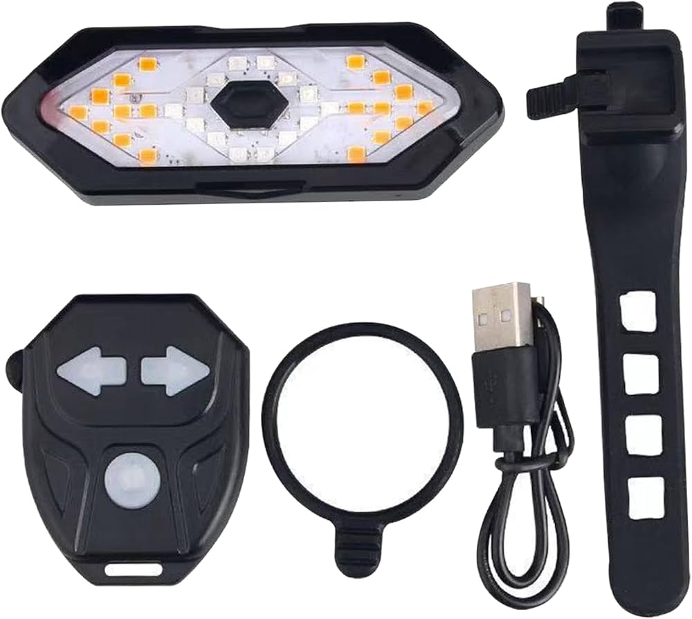 Ultra Bright Smart Bike Tail Light, USB Rechargeable Brake Sensing Bicycle Light