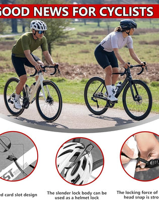 Problems Solved 3-digit combination cable lock with adjustable zip tie style, ideal for securing bike racks.