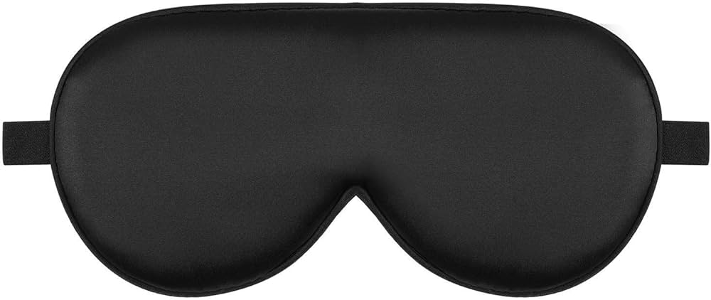 Organic Silk Sleep Mask Super Smooth Skin Care Soft Padding Lightweight