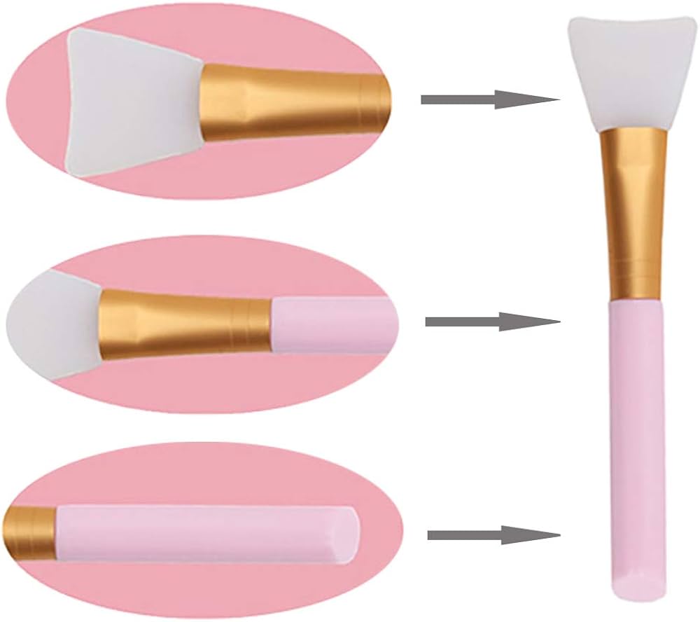 3 Pack Silicone Face Mask Makeup Brushes, Facial Mask Brush Skin Care Beauty Tool