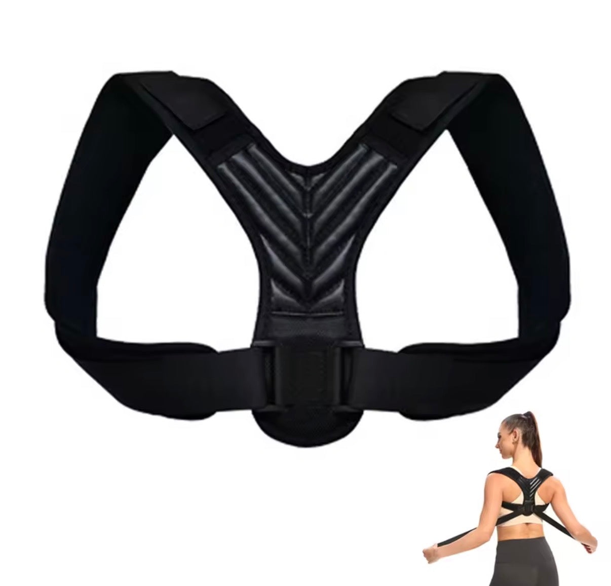 Problems Solved posture corrector for men and women, upper back brace supporting proper spine alignment and improved posture