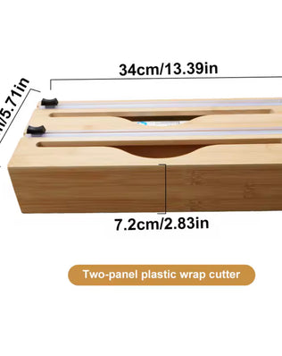 Kitchen Wrap Dispenser with Foil & Cling Film Cutter - Problems Solved