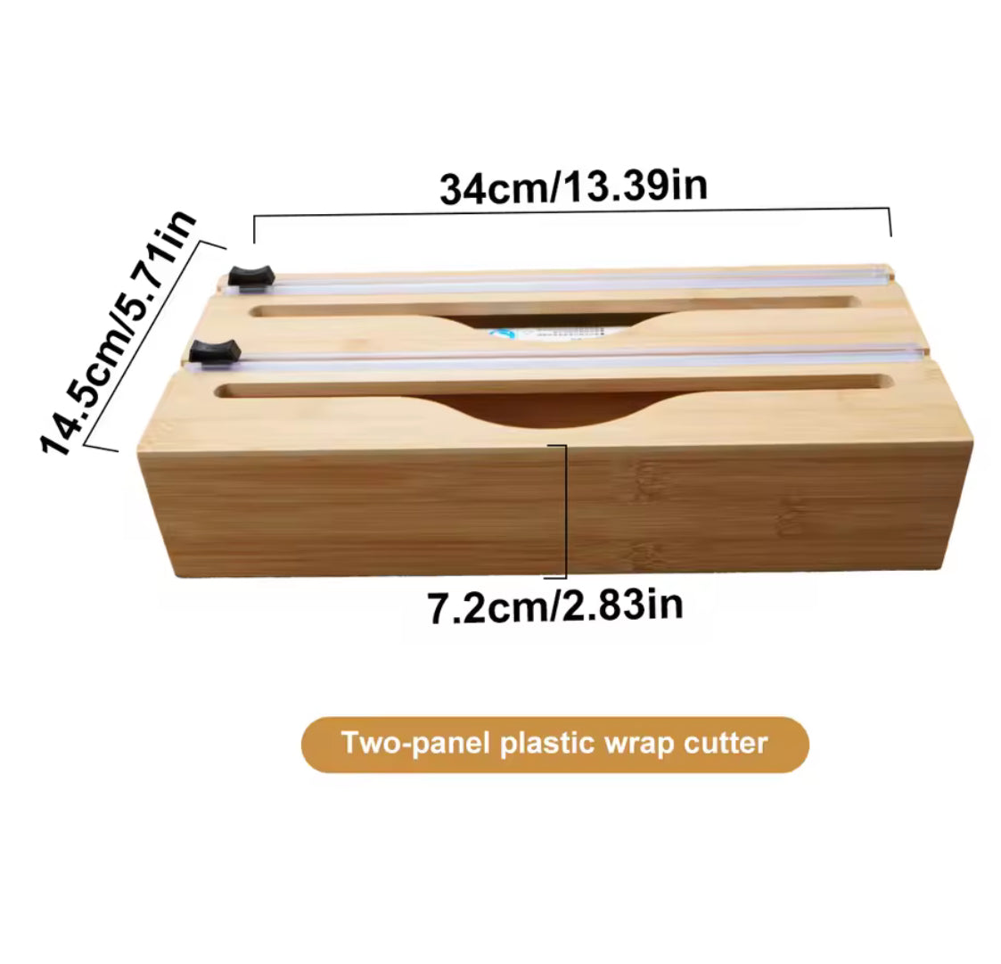 Kitchen Wrap Dispenser with Foil & Cling Film Cutter - Problems Solved