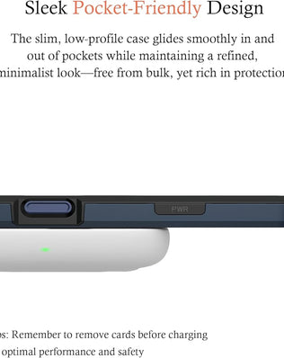 Problems Solved iPhone 17 Pro card holder case, slim shockproof wallet with dual-layer protection for iPhone 17 Pro.