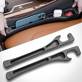 2 Pack Car Seat Gap Organiser, Seat Gap Filler for Cars, SUVs and Trucks