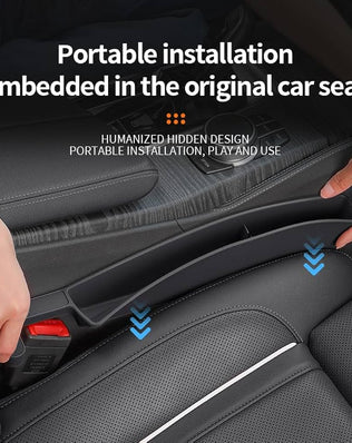 Car Seat Gap Filler, Seat Gap Organizer with Phone Holder, Car Seat Accessories