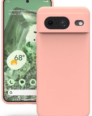 YATWIN Case for Google Pixel 8, Silicone Mobile Phone Case with Lining