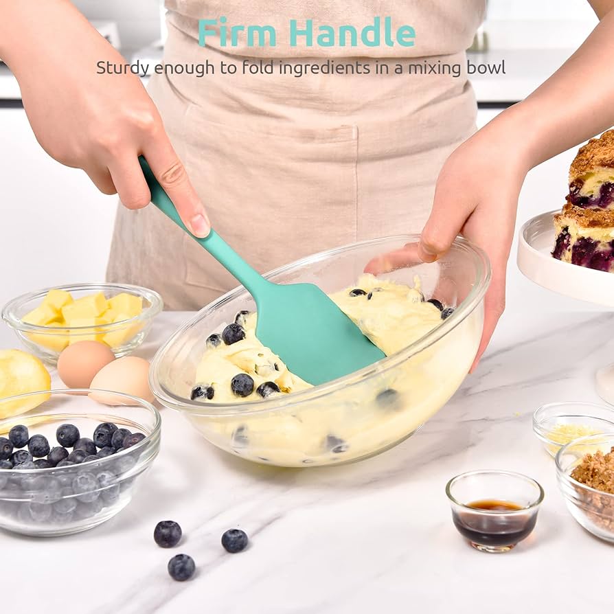Heat Resistant Large Silicone Spatula 315°C Heat Proof Non-Stick Flexible Seamless Scraper