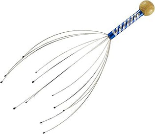Scalp Scratcher with Tipped Fingers, Handheld Relaxing Therapeutic Tingler