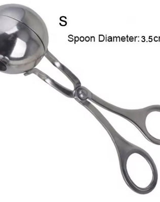 Stainless Steel Meatball Maker Spoon for Perfect Round Balls - Problems Solved