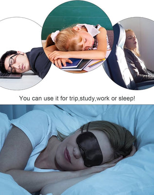 Pack of 10 Eye Mask Eye Visor Blanket Sleeping Mask Travel Sleep Cover with Nose Cushion