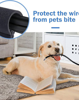 [4 Pcs] Cable Tidy Management Sleeve, 50 cm long, Wire Hider Cord Organizer
