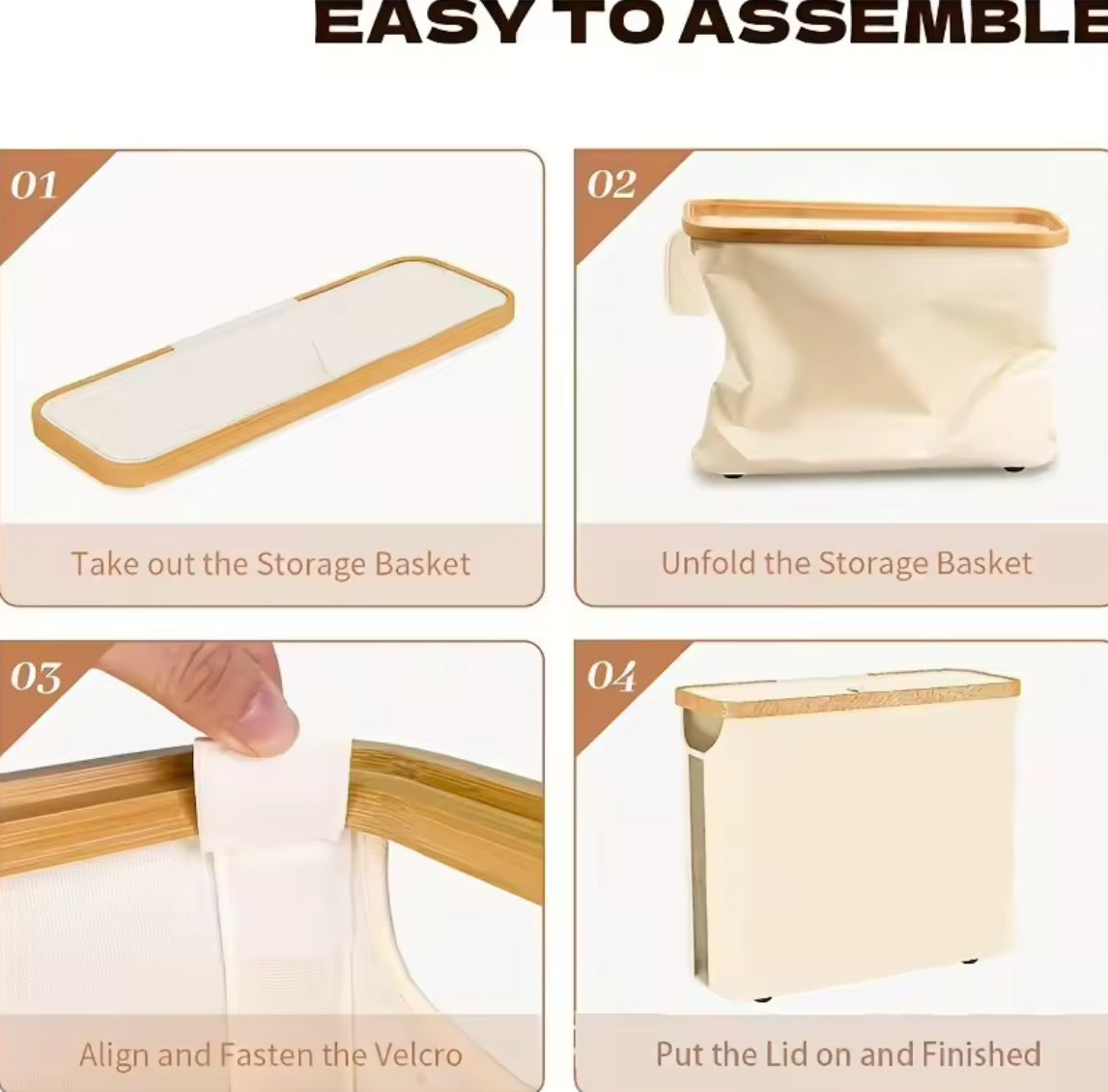 Foldable Toilet Paper Holder with Lid Large Capacity Space-Saving - Problems Solved