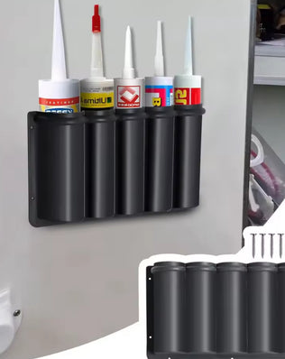 Silicon/Adhesive Tubes Storage Box Suitable for Van Storage Pocket - Problems Solved