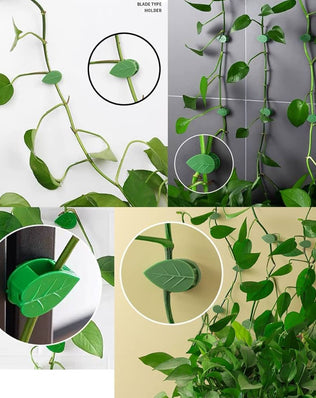 30 Pieces Plant Climbing Wall Fixture Clips, Self-Adhesive Plant Fixer Invisible Clips