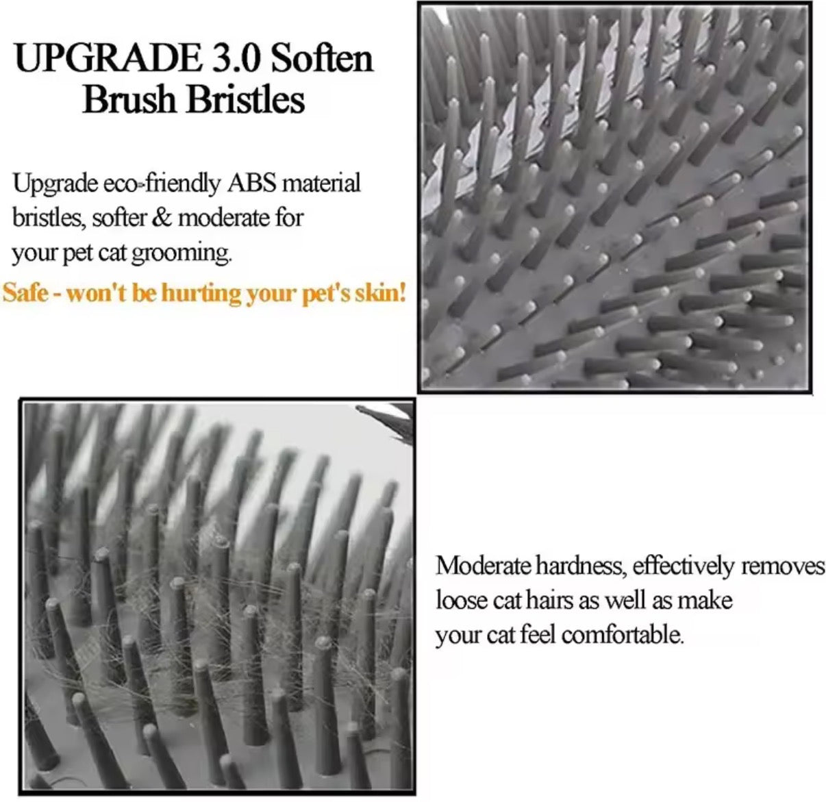 3.0 Softer Cat Self Groomer with Catnip, Dog Cat Corner Groomer