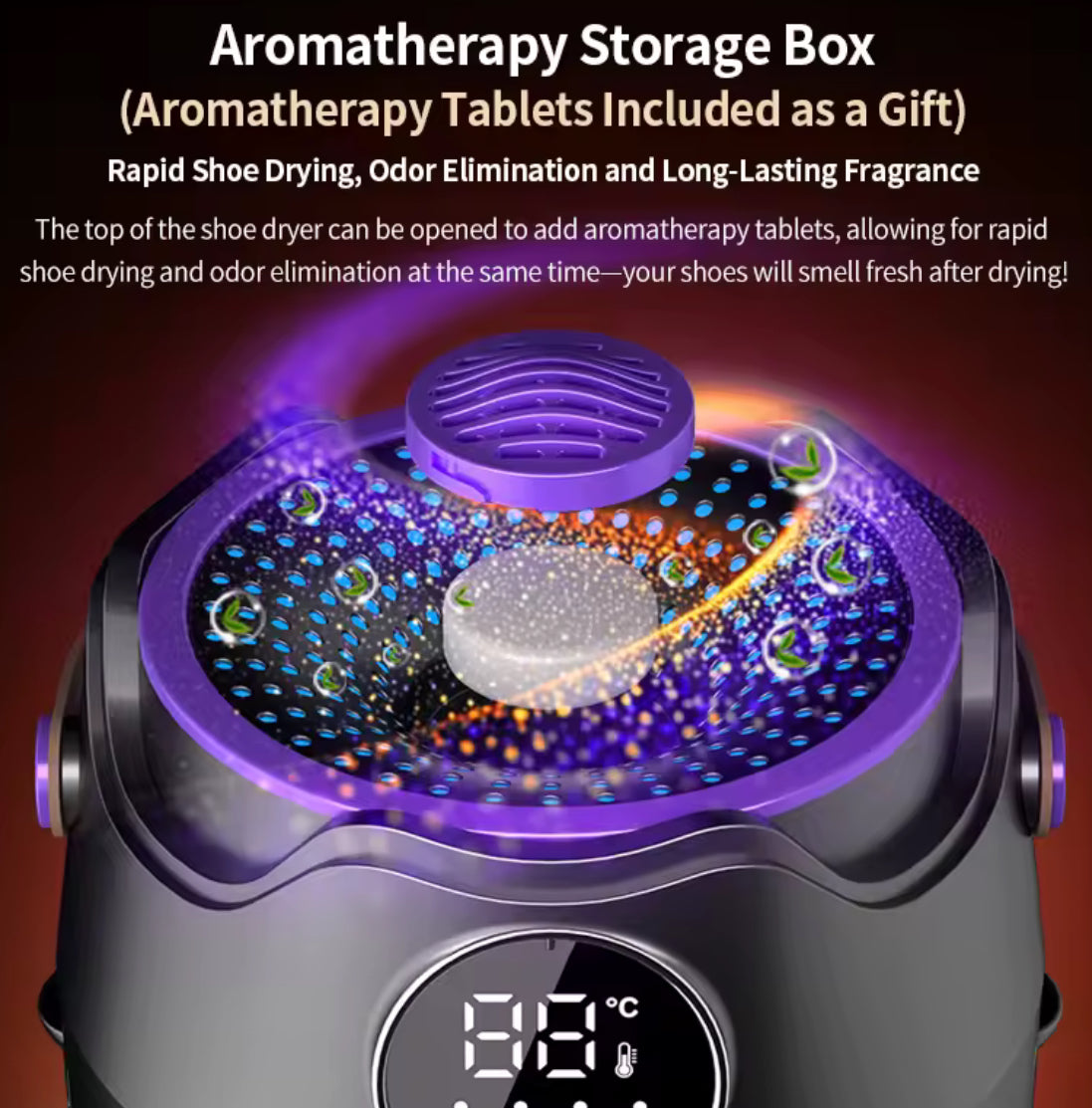 Intelligent Home Portable Folding Six Arms Shoe Dryer - Problems Solved