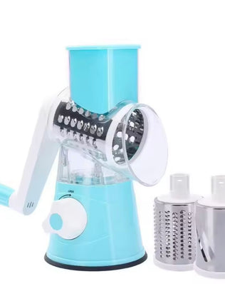 Highly Efficient and Versatile Vegetable and Fruit Slicer Grater Benchtop Drum Cutter