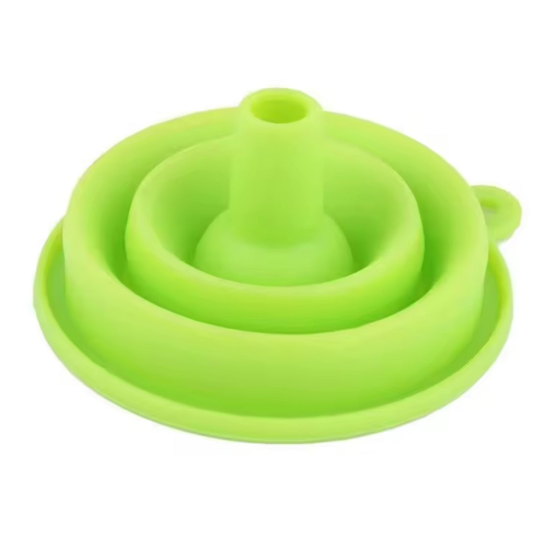 1pc Mini Silicone Gel Foldable Collapsible Style Funnel Hopper - Problems Solved