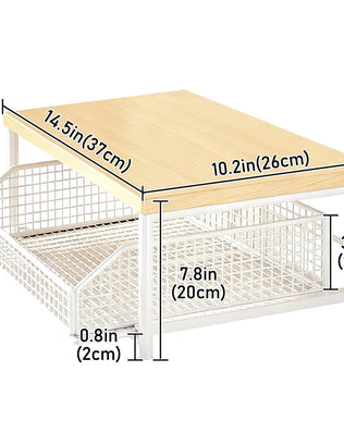 Kitchen Countertop Organizer – Multi-Use Shelf for Microwave, Spices, Coffee Machine & Printer - Problems Solved