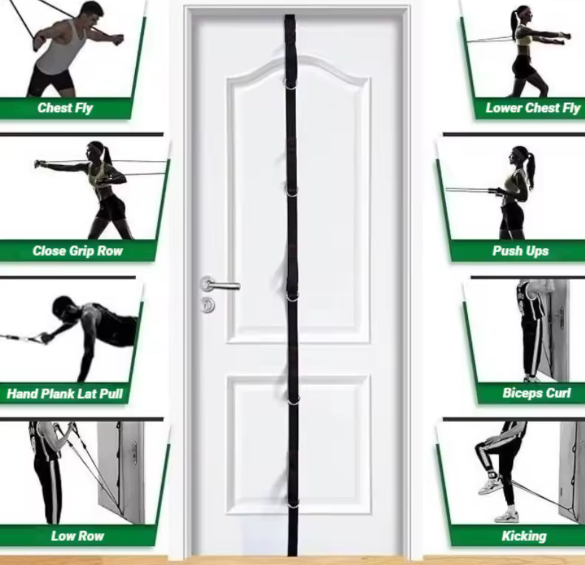 No Drill Anchor Strap For Resistance Bands Exercises - Problems Solved