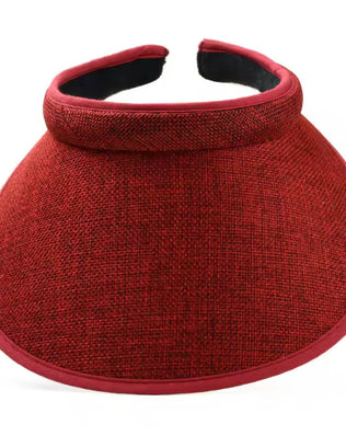 Problems Solved summer sun hat with wide brim, portable beach hat for sun protection and stylish outdoor wear.