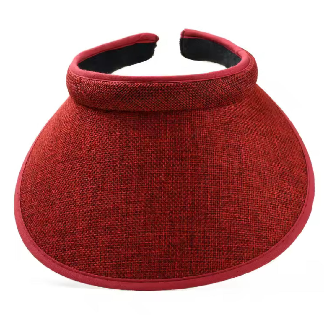 Problems Solved summer sun hat with wide brim, portable beach hat for sun protection and stylish outdoor wear.